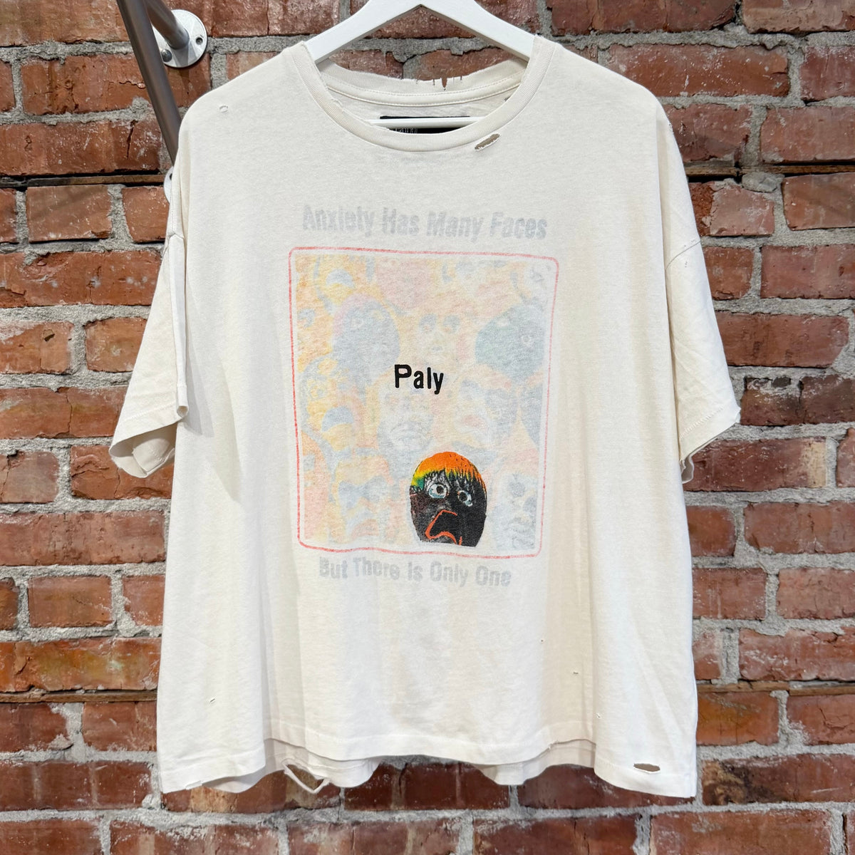 PALY HOLLYWOOD SS26 ANXIETY TEE ‘CREAM’