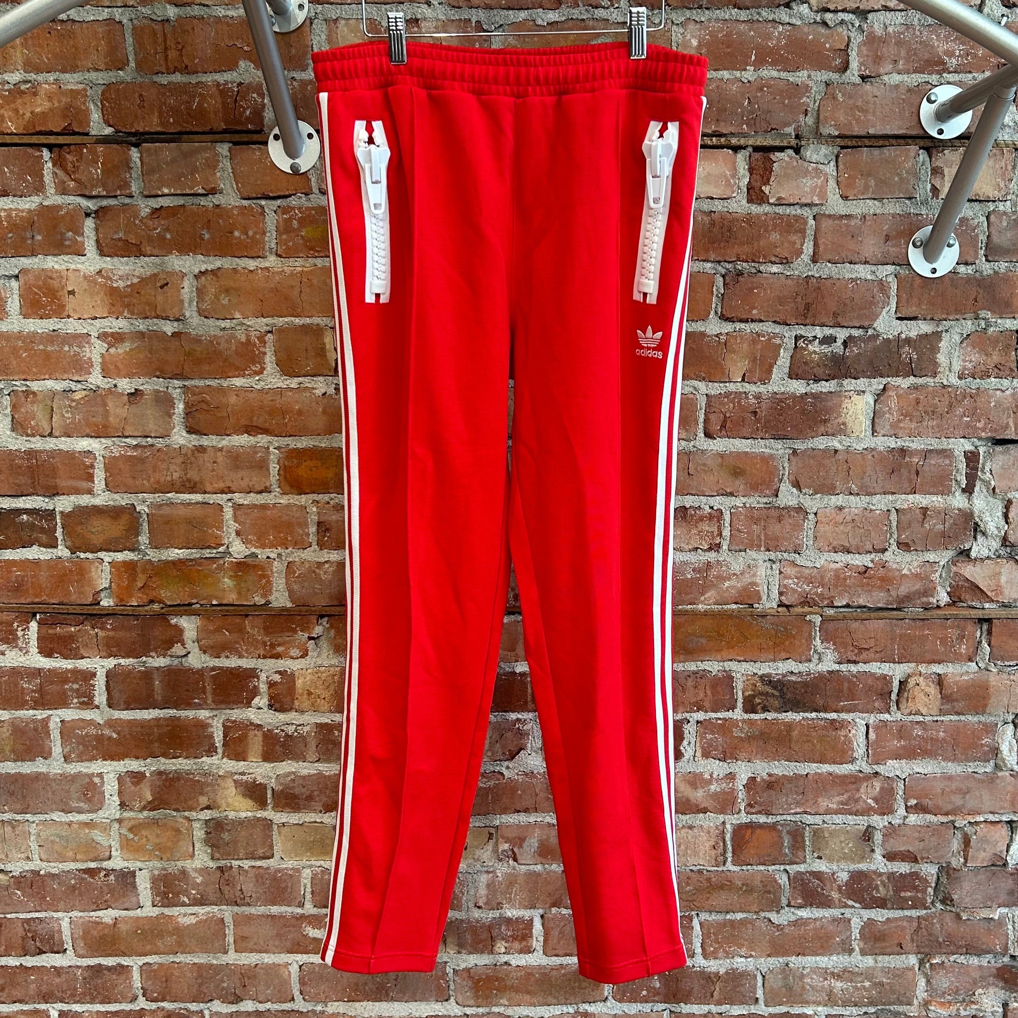 ADIDAS X JEREMY SCOTT MEGAZIP TRACK PANTS ‘RED’