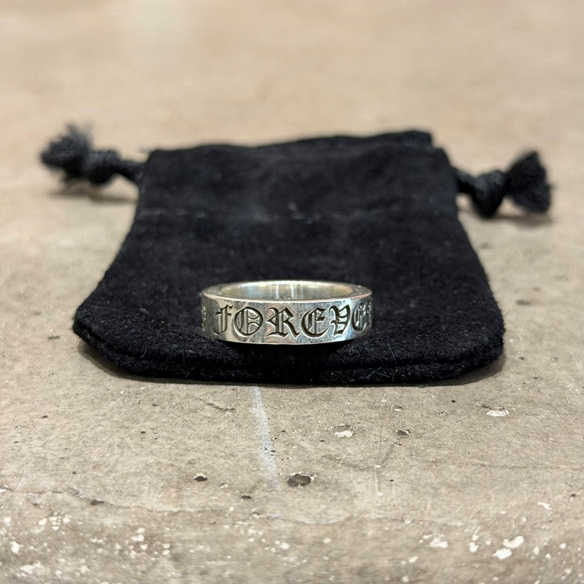 CHROME HEARTS 6MM FOREVER SPACER RING ‘SILVER’