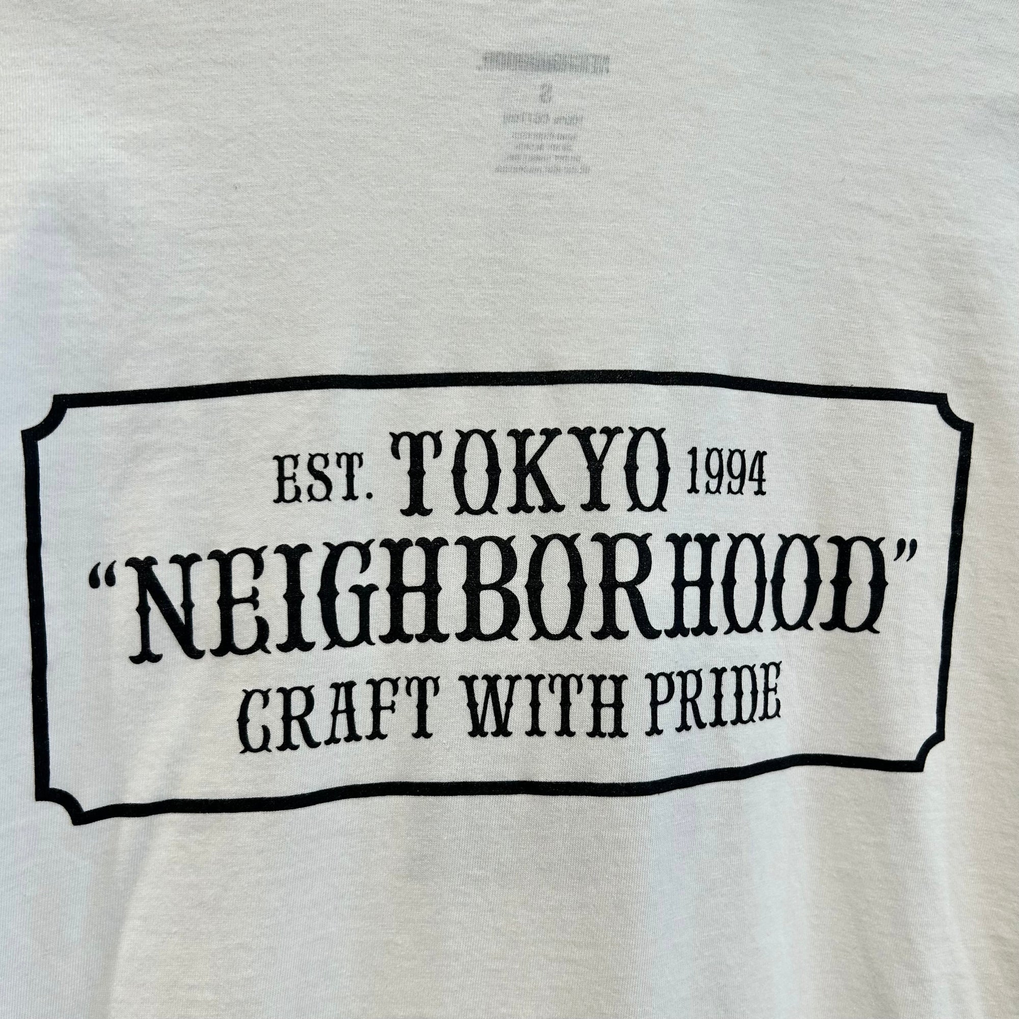 NEIGHBORHOOD TOKYO BOX LOGO 1994 LONG SLEEVE ‘WHITE’