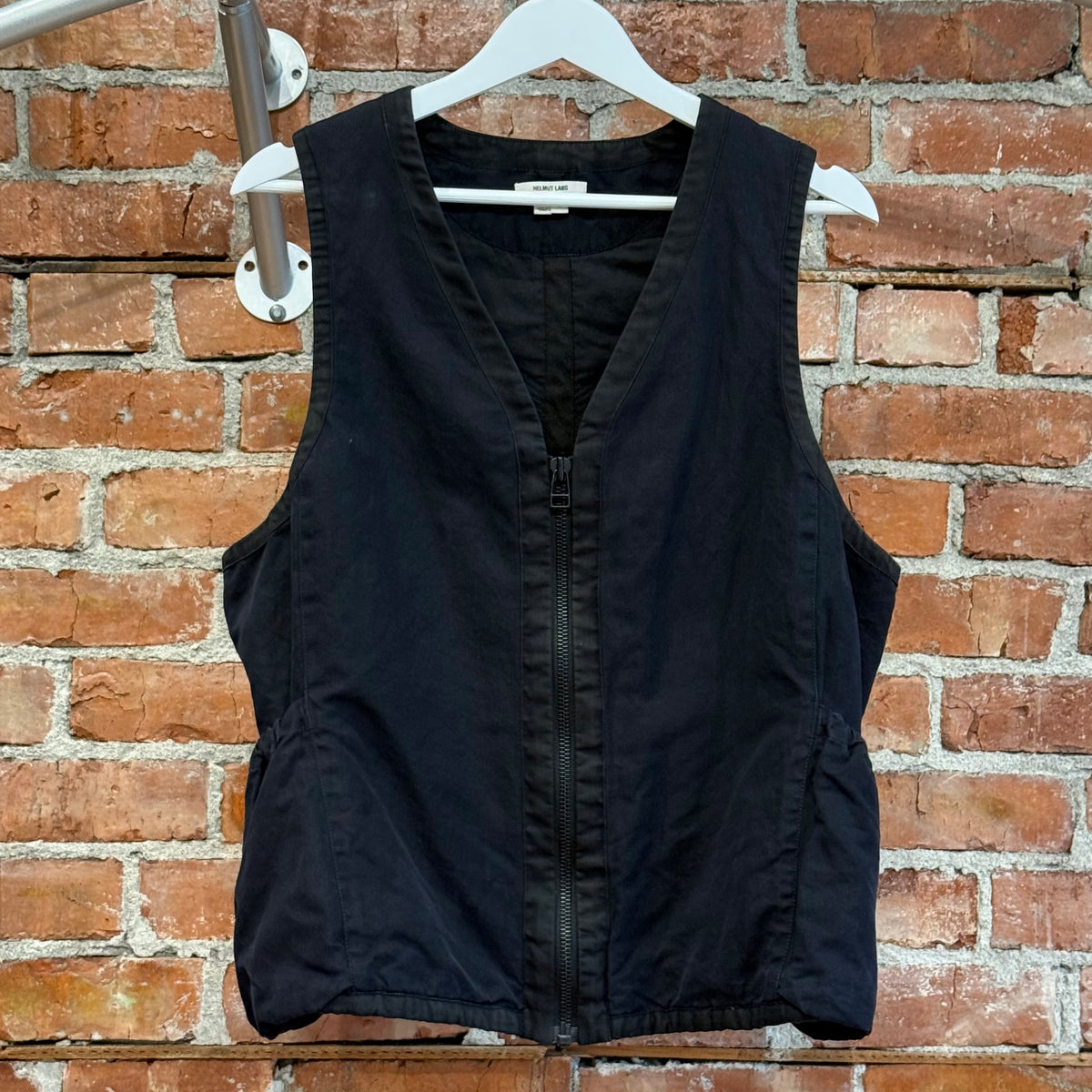 HELMUT LANG MILITARY UTILITY ZIP VEST ‘BLACK’