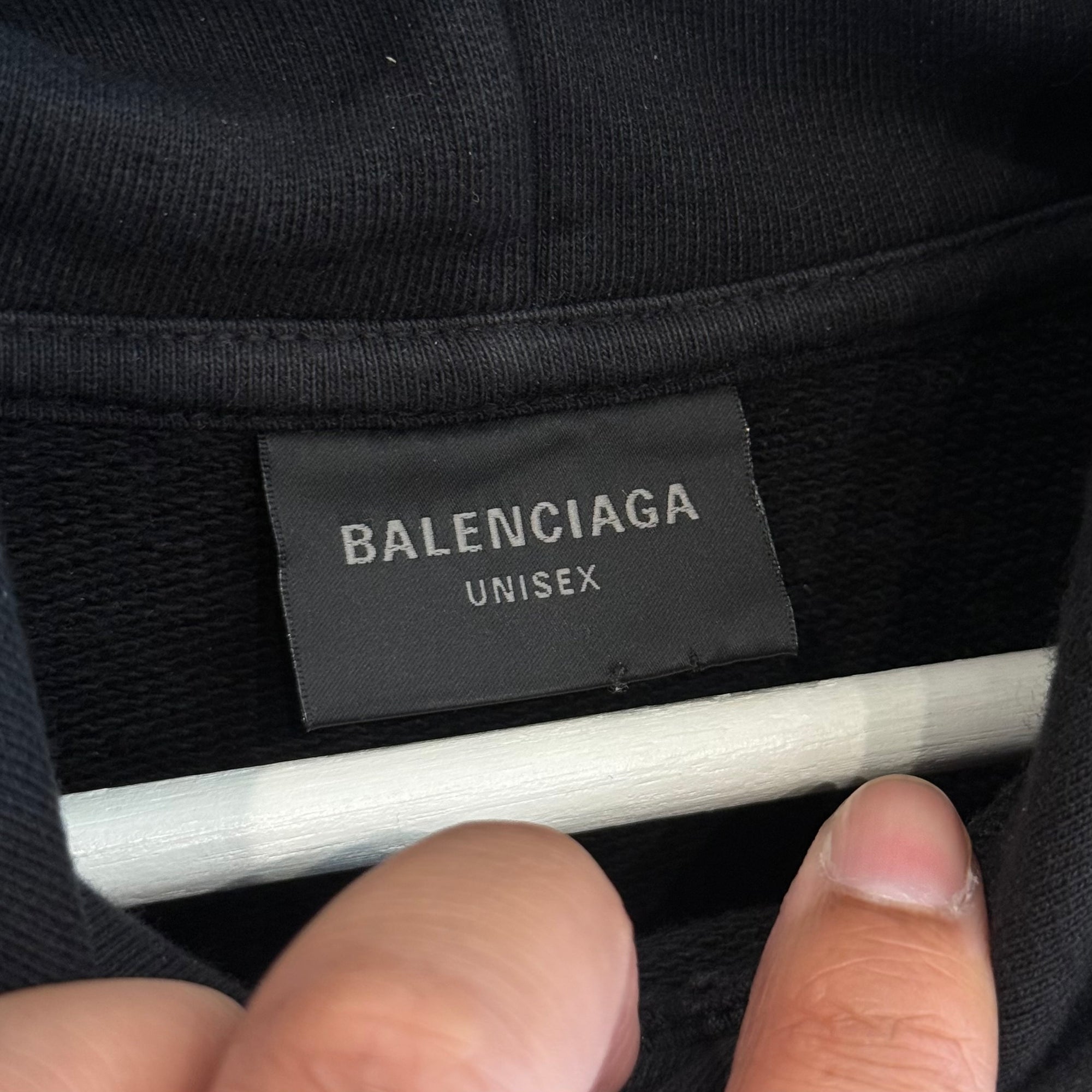 BALENCIAGA SS23 SKATER GRAFFITI HOODIE ‘BLACK’