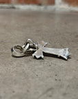 CHROME HEARTS DOUBLE CROSS PENDANT ‘SILVER’