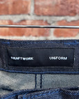 KRAFTWORK UNIFORM NO. 3 CROSSHATCH RAW DENIM ‘INDIGO’