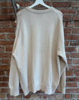 BALENCIAGA SS22 BEBE KNIT CREWNECK ‘CREAM’