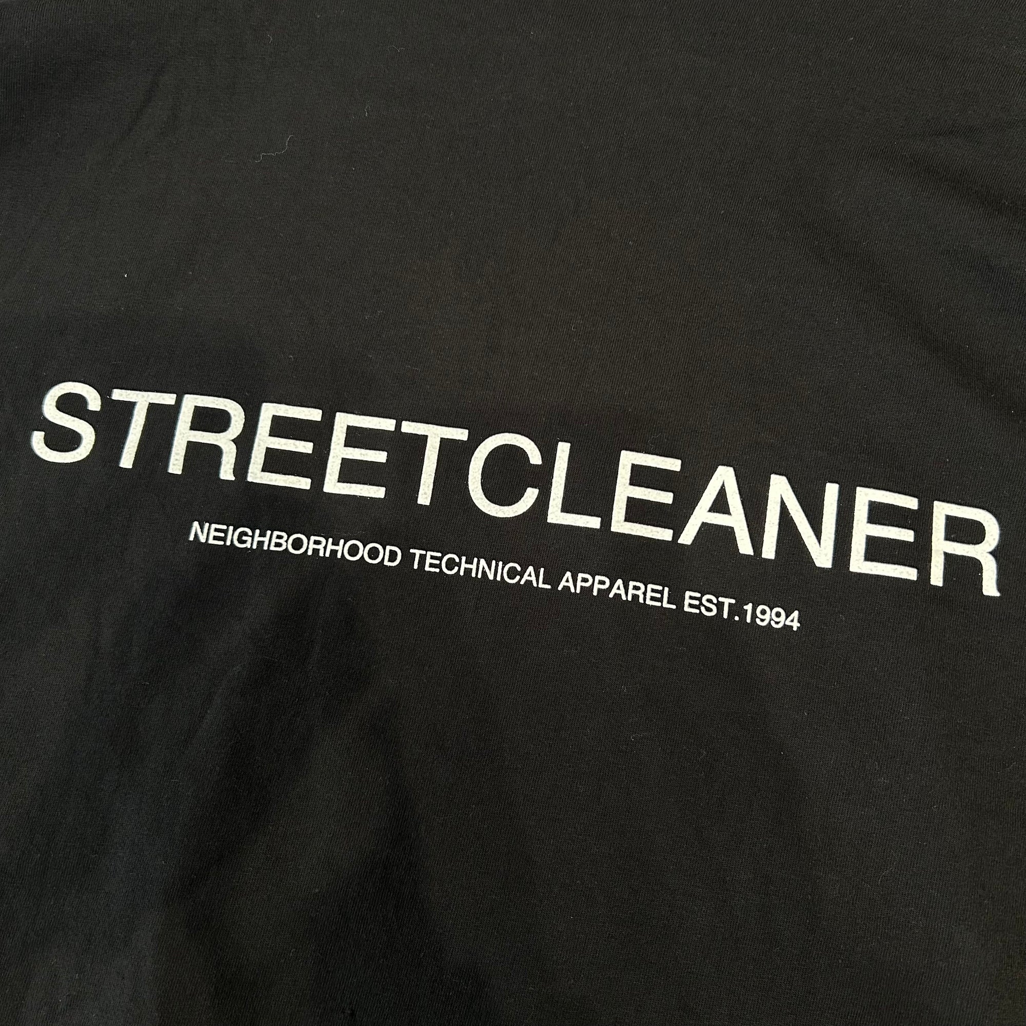 NEIGHBORHOOD STREETCLEANER PHOTO LONG SLEEVE ‘BLACK/WHITE’