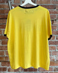 PALY HOLLYWOOD SS26 EZ RIDERS RINGER TEE ‘BLACK/YELLOW’