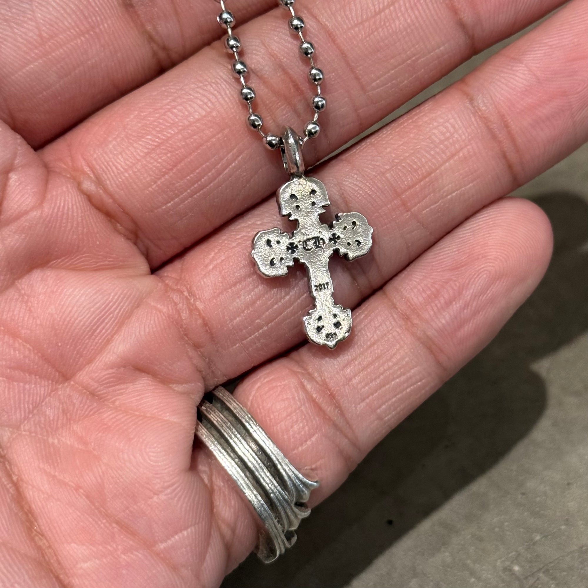CHROME HEARTS FILIGREE CHARM NECKLACE ‘SILVER’