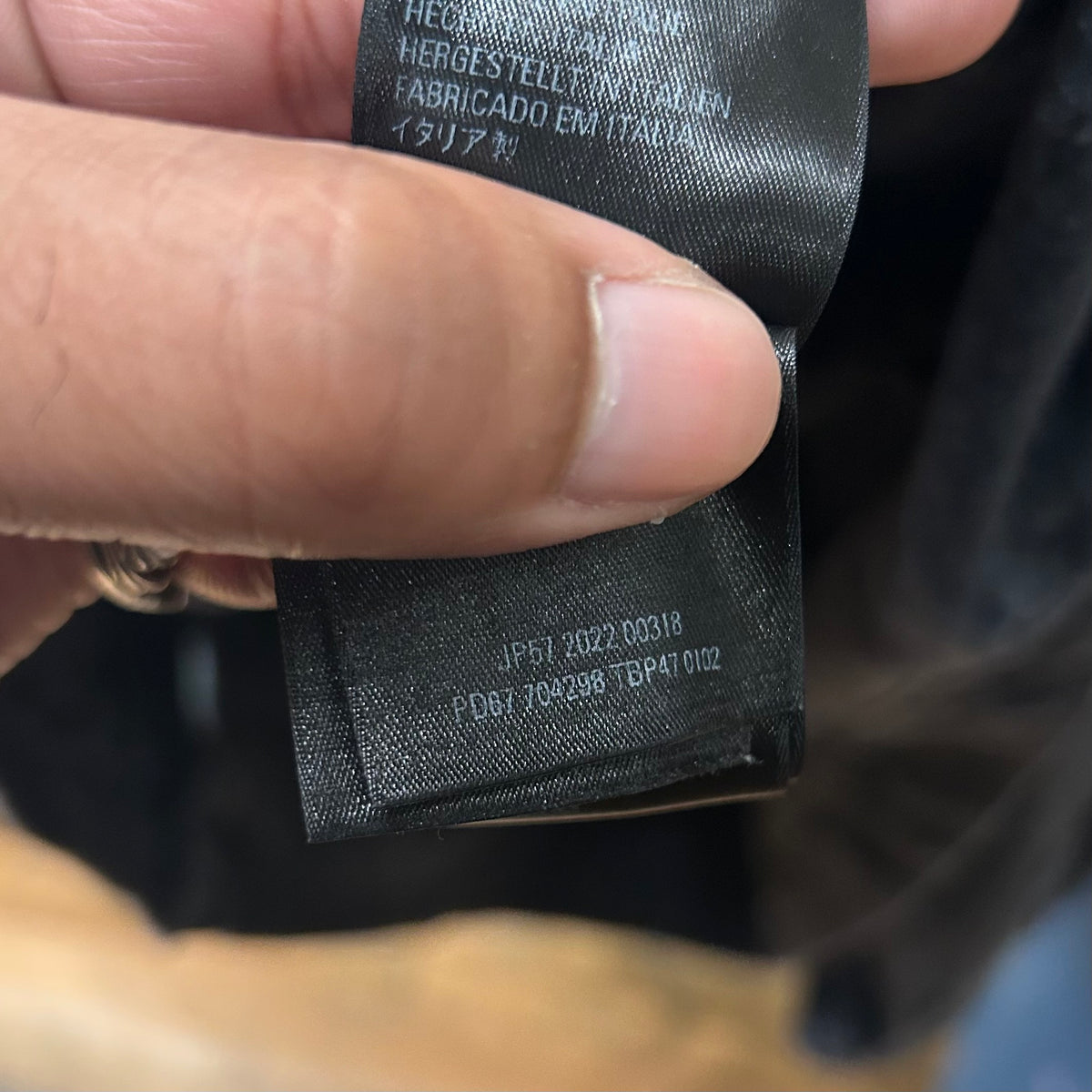 BALENCIAGA FW22 3B DISTRESSED DENIM JACKET ‘BLACK’