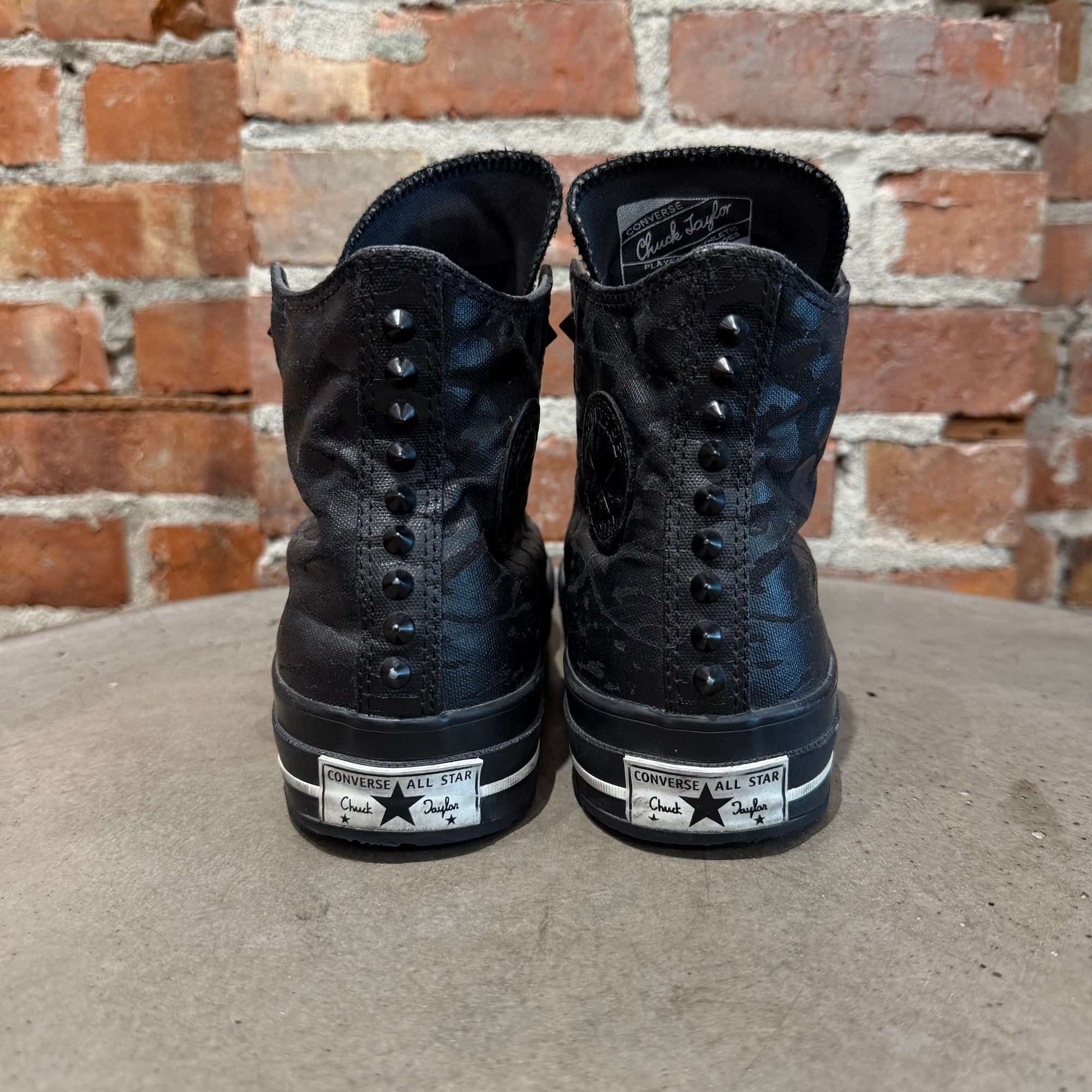 GIVENCHY X CONVERSE RICARDO TISCI STUDDED SNEAKERS ‘BLACK’