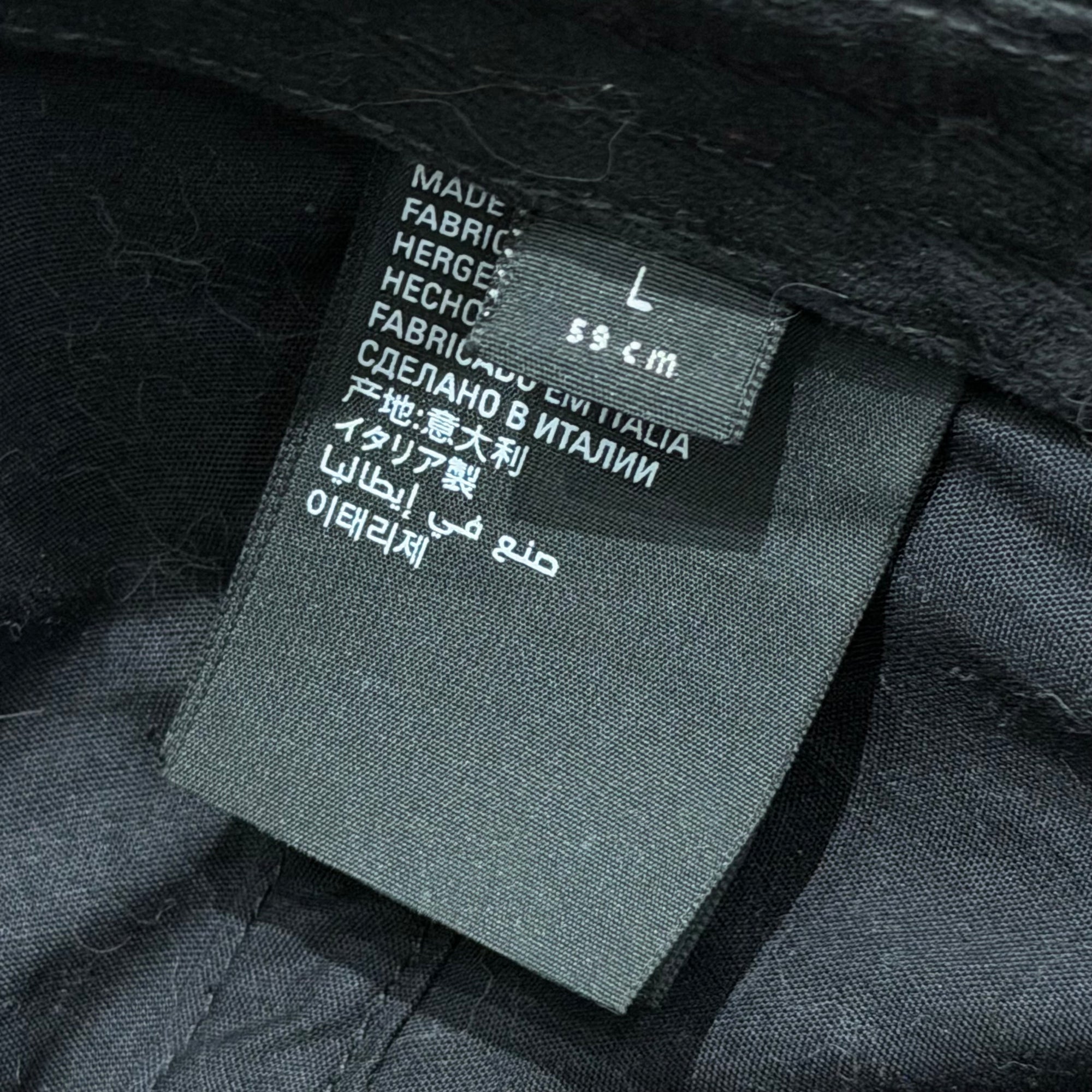 BALENCIAGA MONOGRAM BASEBALL CAP ‘BLACK’