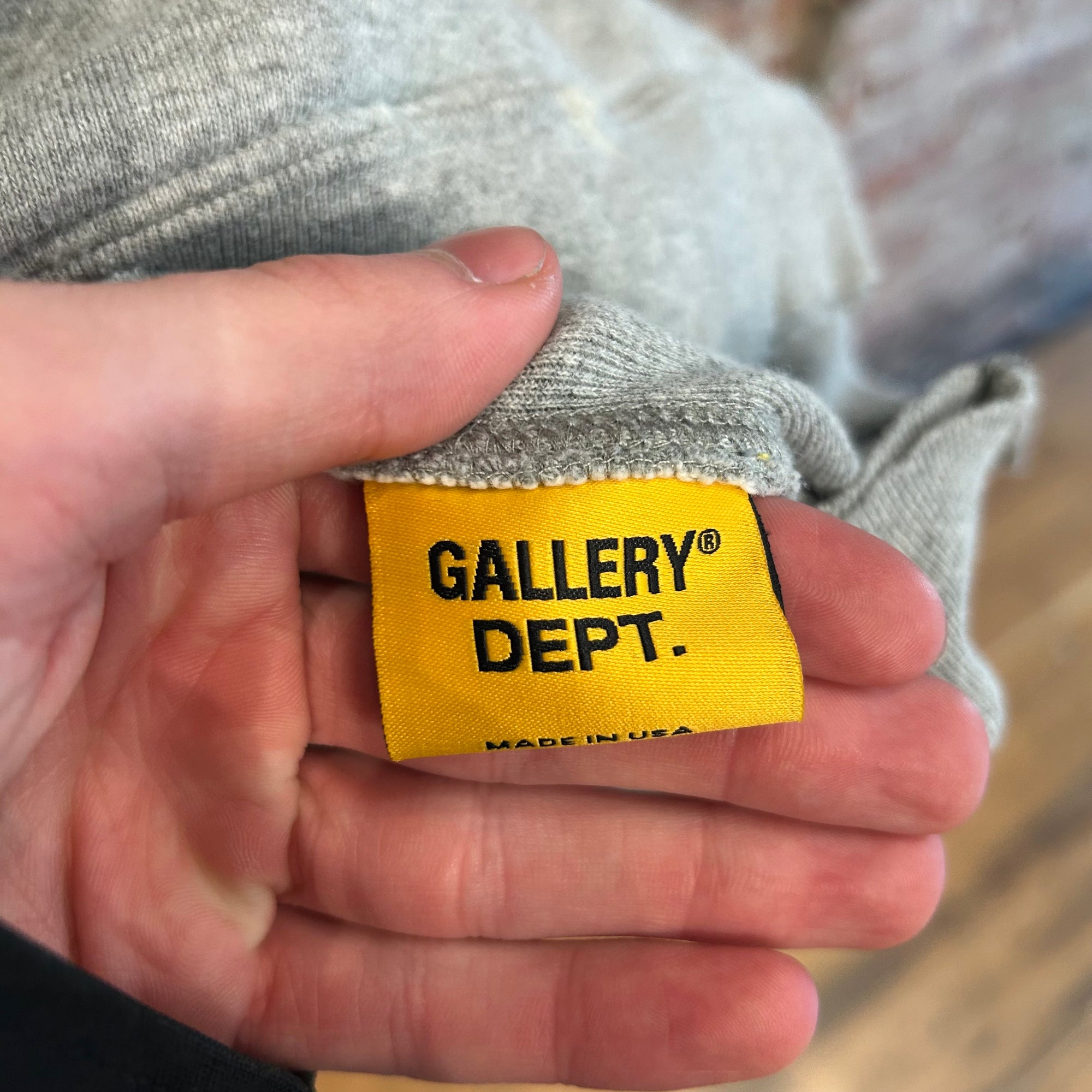 GALLERY DEPT. CHATEAU RANCH PAINTER HOODIE ‘GRAY’