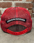 CHROME HEARTS MULTICOLOR CEMETERY TRUCKER ‘RED’