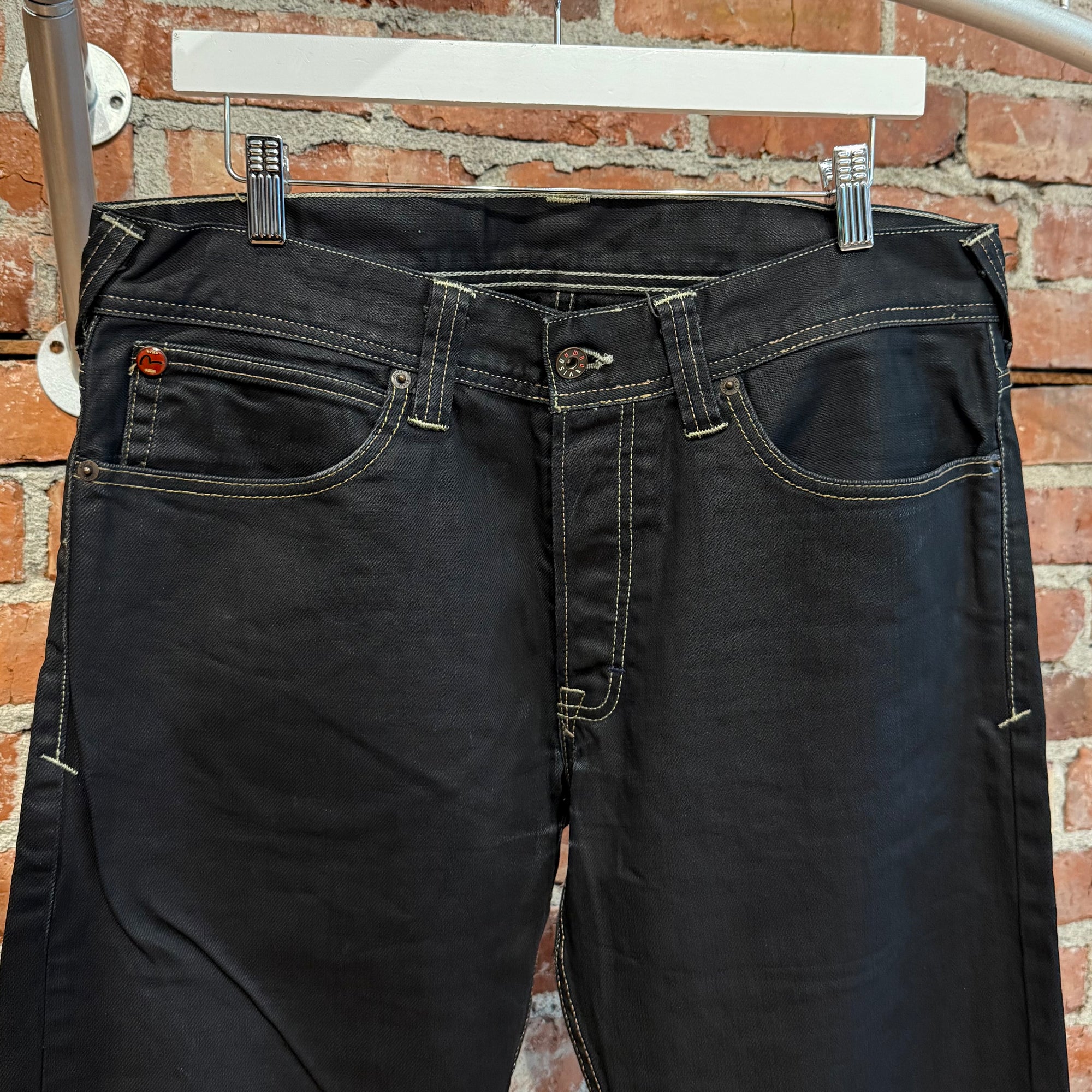 EVISU X PUMA BOOTCUT DENIM 'BLACK/BLACK