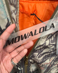 MOWALOLA HYBRID GRAFFITI HOODED BOMBER ‘SAGE’