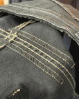RICK OWENS SS21 PLEGETHON DRKSHDW WAXED DETROIT DENIM ‘BLACK’