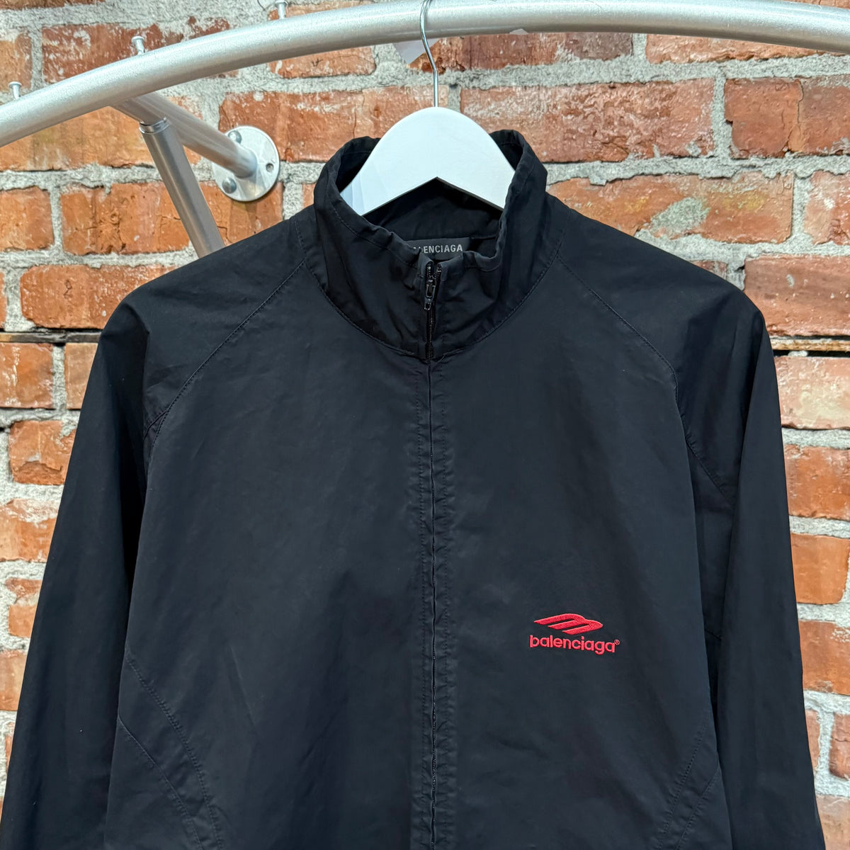 BALENCIAGA FW22 3B SPORTS ICON JACKET ‘BLACK/RED’