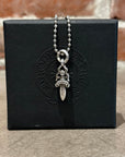 CHROME HEARTS NO. 5 DAGGER DROP PENDANT ‘SILVER’