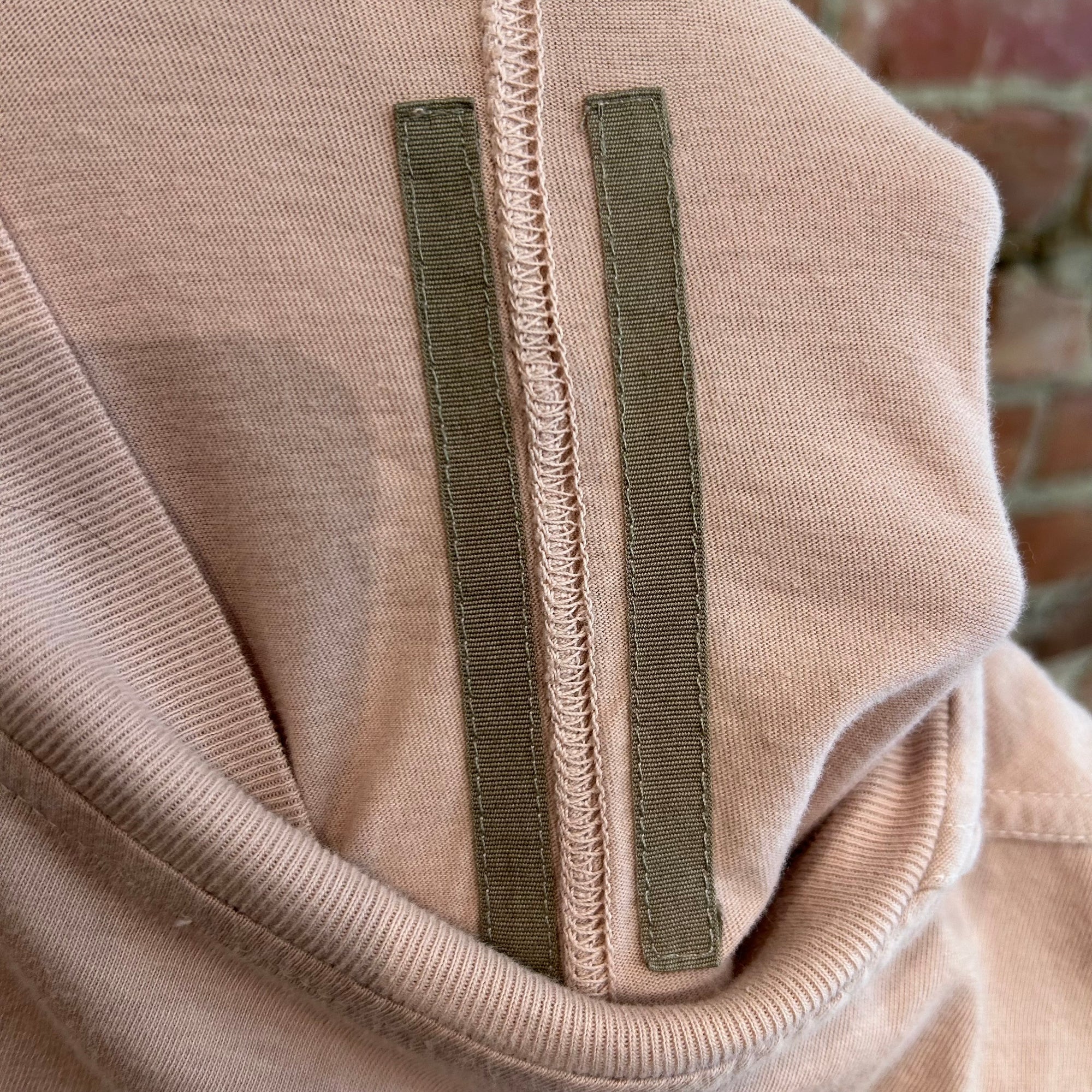 RICK OWENS DRKSDHW PENTAGRAM MUSCLE TANK ‘FADED PINK’