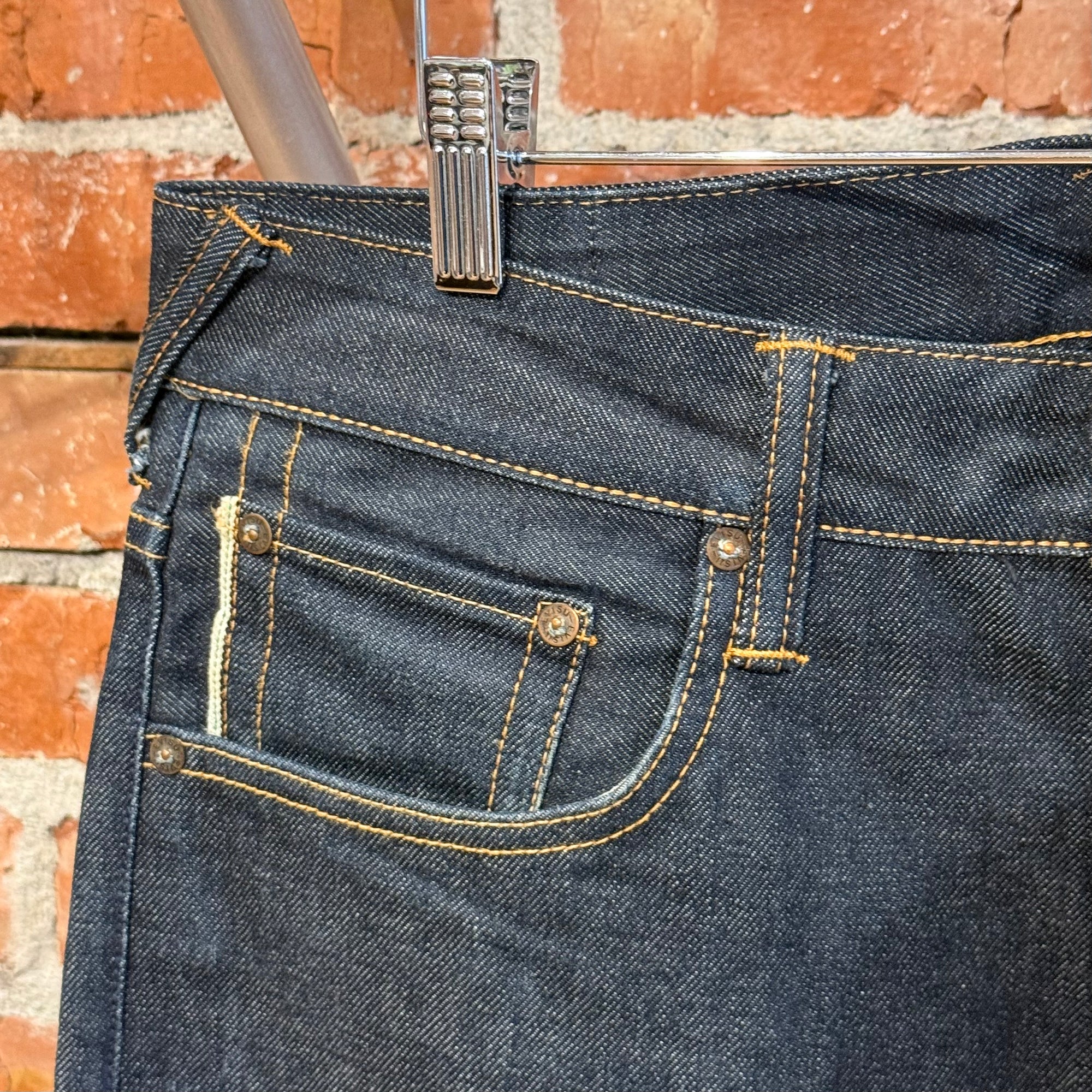 EVISU SELVEDGE ID SINGLE GULL DENIM ‘INDIGO/WHITE’