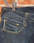EVISU SELVEDGE ID SINGLE GULL DENIM ‘INDIGO/WHITE’