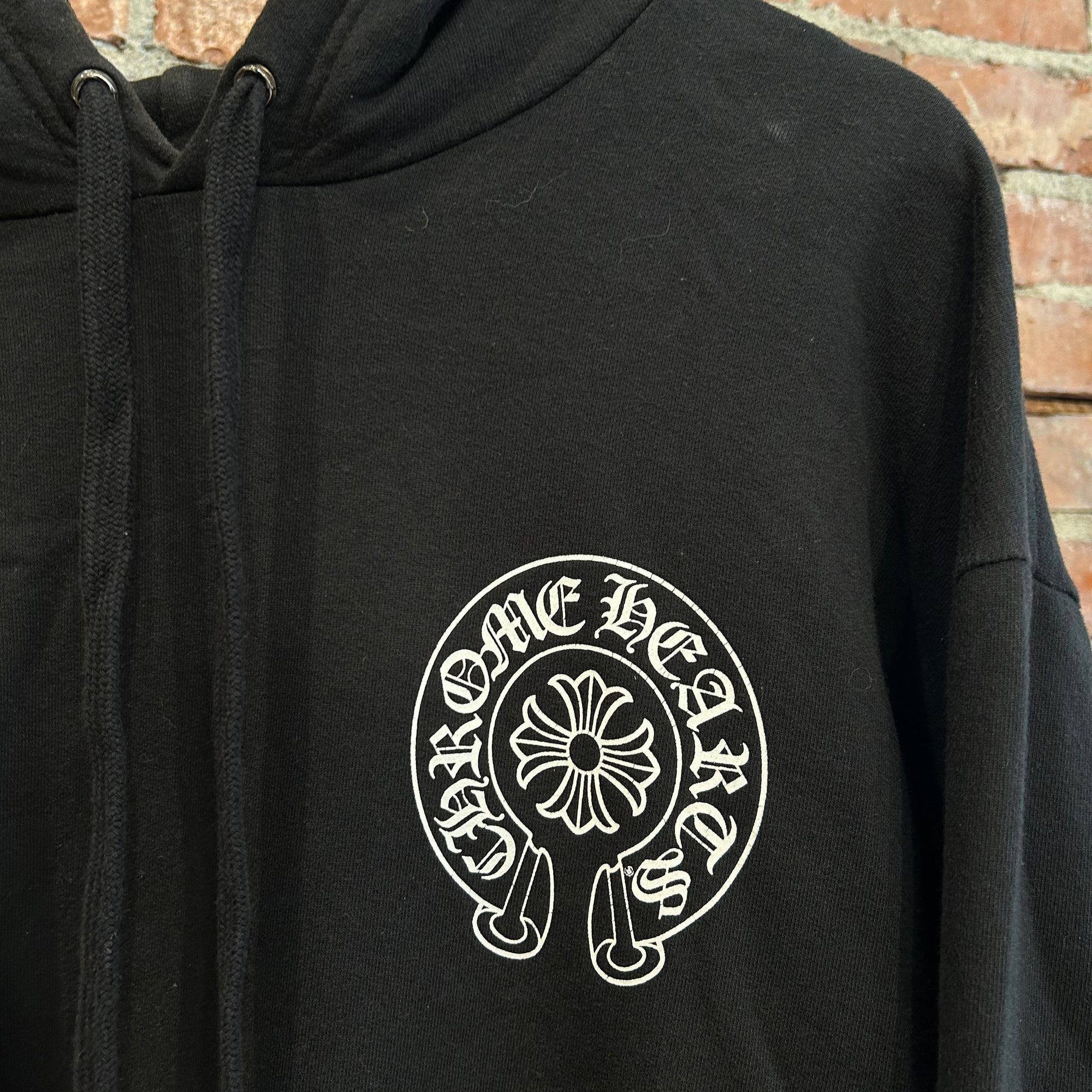 CHROME HEARTS NEW YORK HORSESHOE PULLOVER HOODIE ‘BLACK’