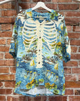 KAPITAL KAMEKAMEHA BONES ALOHA SHIRT ‘MULTI’