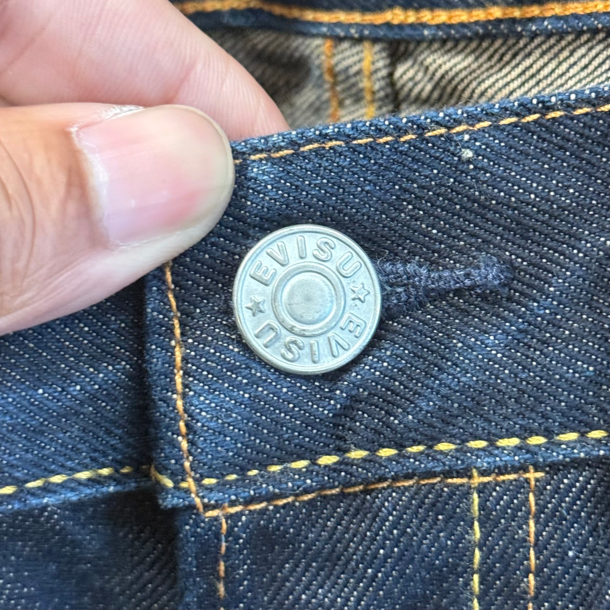 EVISU LOT 2008 MULTIPOCKET DENIM 'INIDGO/IVORY'