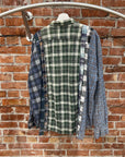 NEEDLES REBUILD STITCHED FLANNEL ‘MULTI’