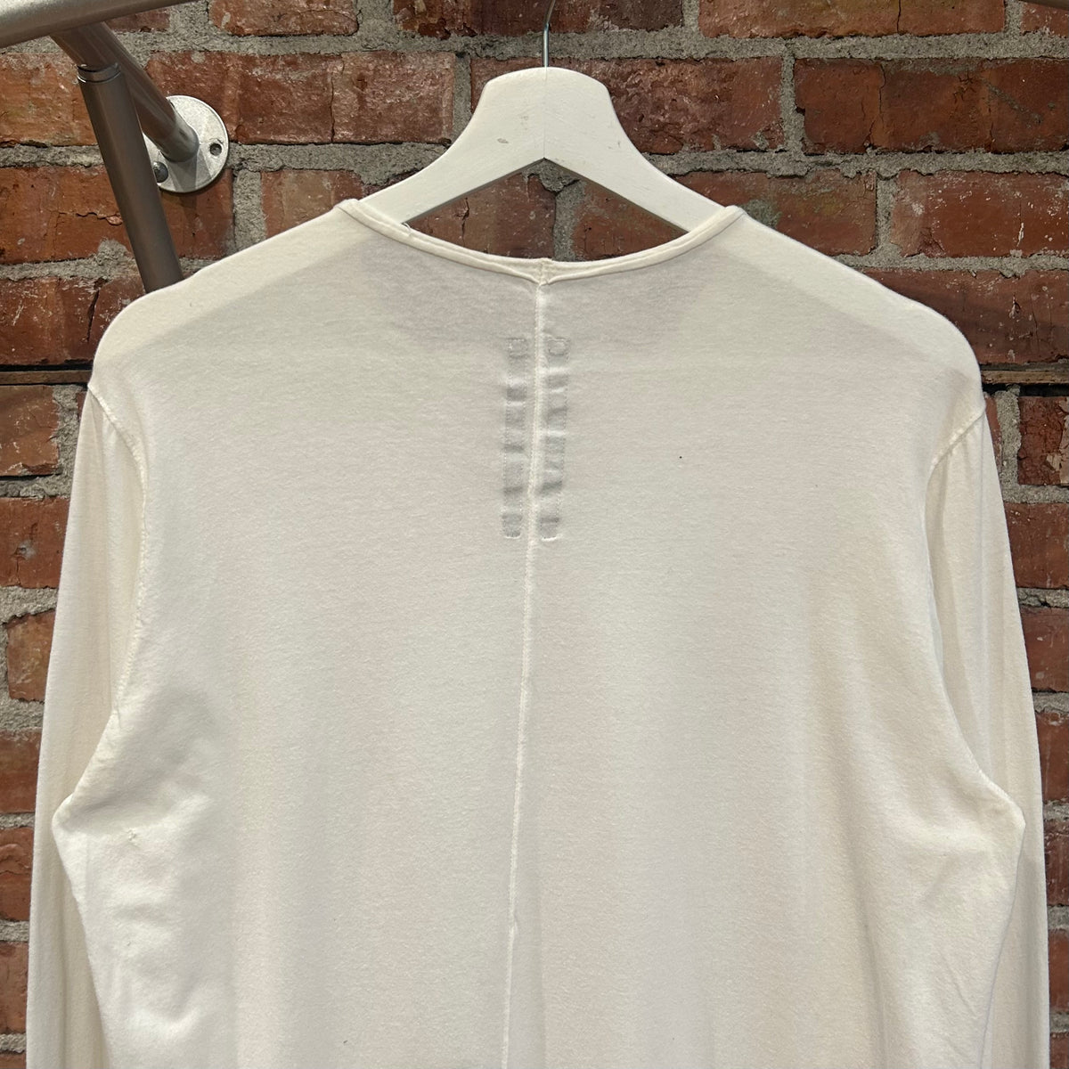 RICK OWENS DRKSHDW LEVEL LONGSLEEVE ‘WHITE’