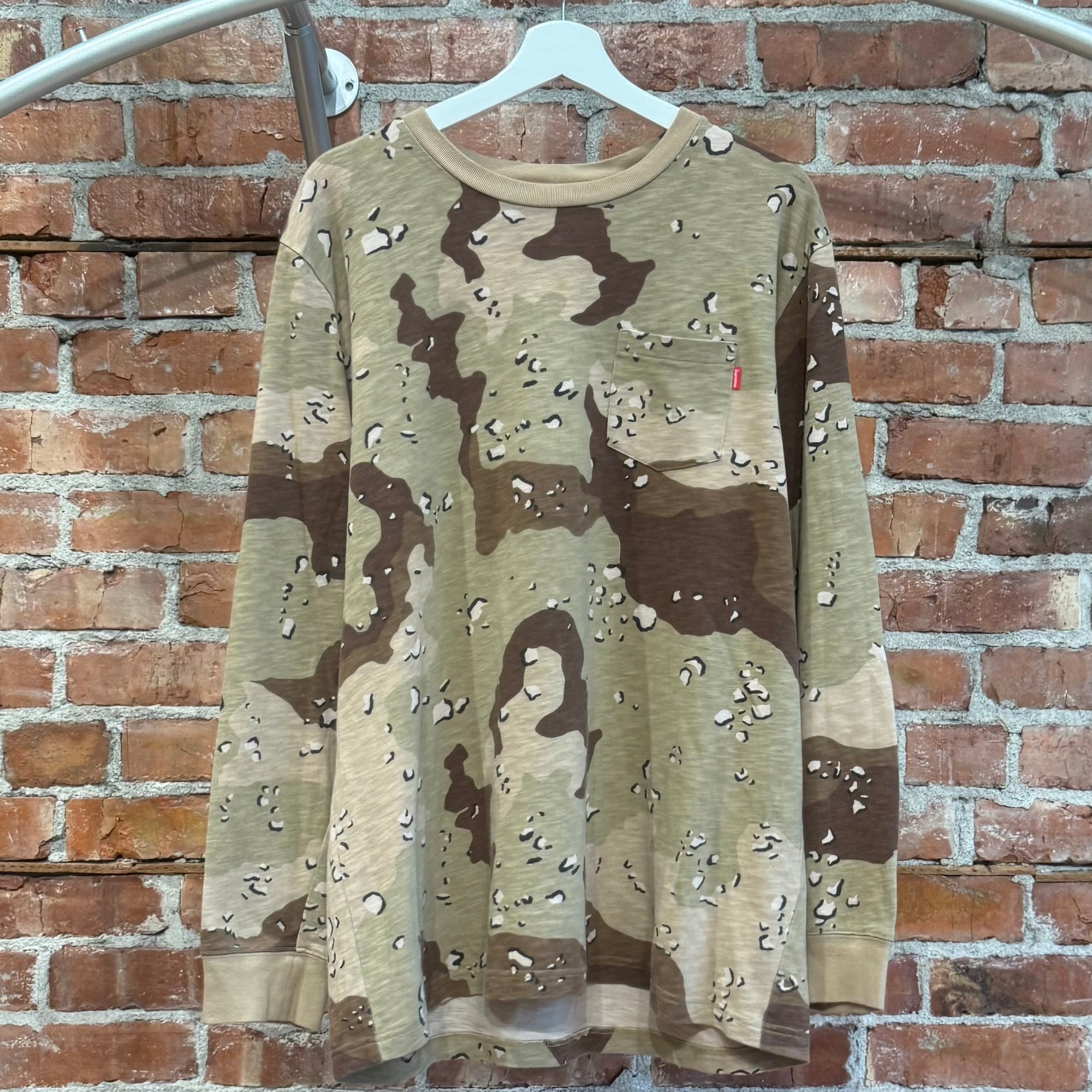 SUPREME FW15 DESERT CAMO LONGSLEEVE ‘SAND’