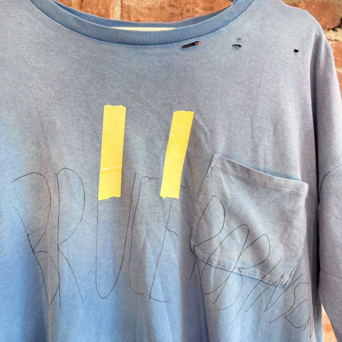 PALY HOLLYWOOD SS26 BRUCE POCKET TEE ‘LIGHT BLUE’