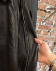 RICK OWENS X SUIC*DE SS26 TEMPLE VEGA LEATHER JACKET ‘BLACK’