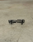 VIVIENNE WESTWOOD RAZOR BLADE EARRINGS ‘GUNMETAL’