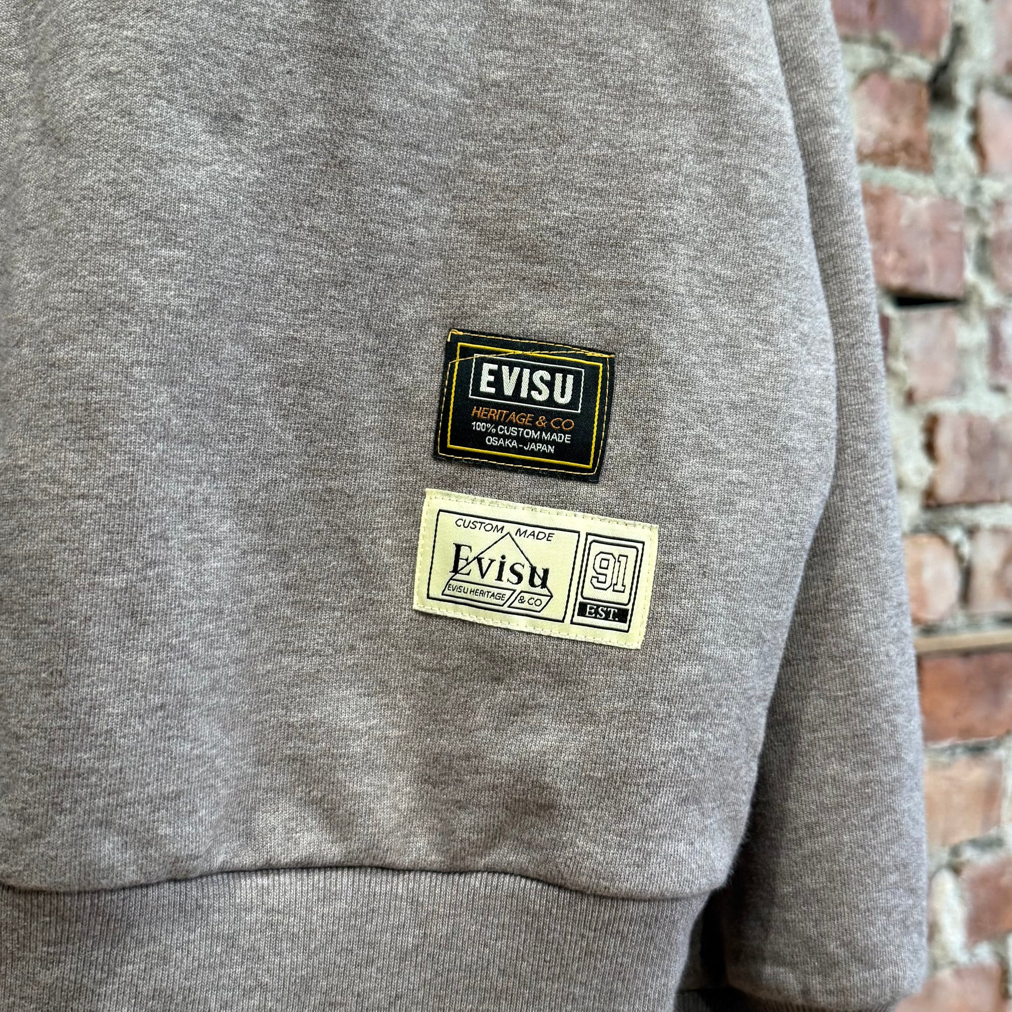 EVISU OSAKA JAPAN CREWNECK 'GREY'