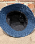 MIU MIU SS25 DENIM BUCKET HAT ‘DARK BLUE’