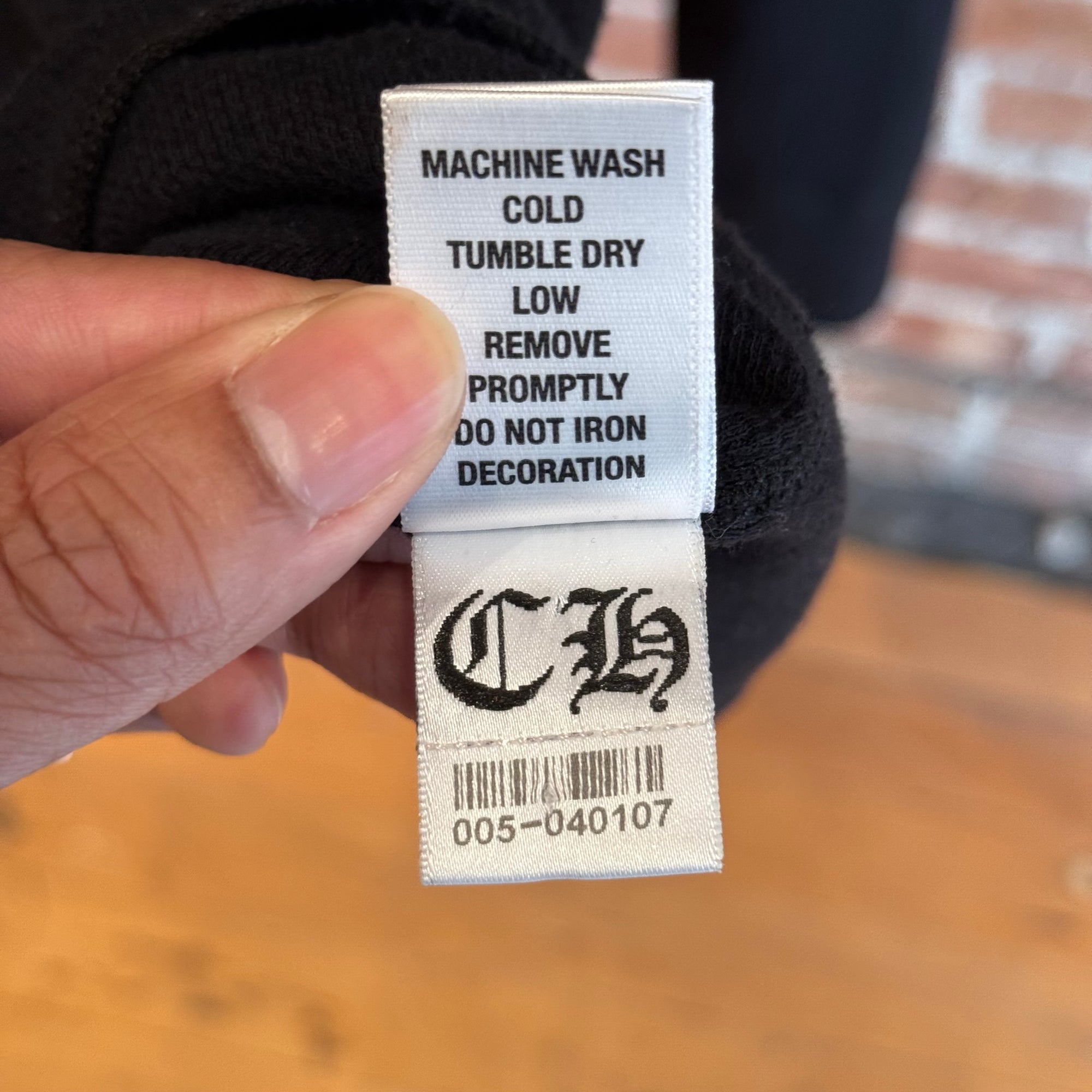 CHROME HEARTS T-BAR THERMAL LONGSLEEVE ‘BLACK’