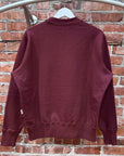 AIMÉ LEON DORE x DRAKE’S FW20 POCKET CREWNECK ‘BURGUNDY’