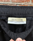 1017 ALYX 9SM ZIPPER TRACK PANTS ‘BLACK’