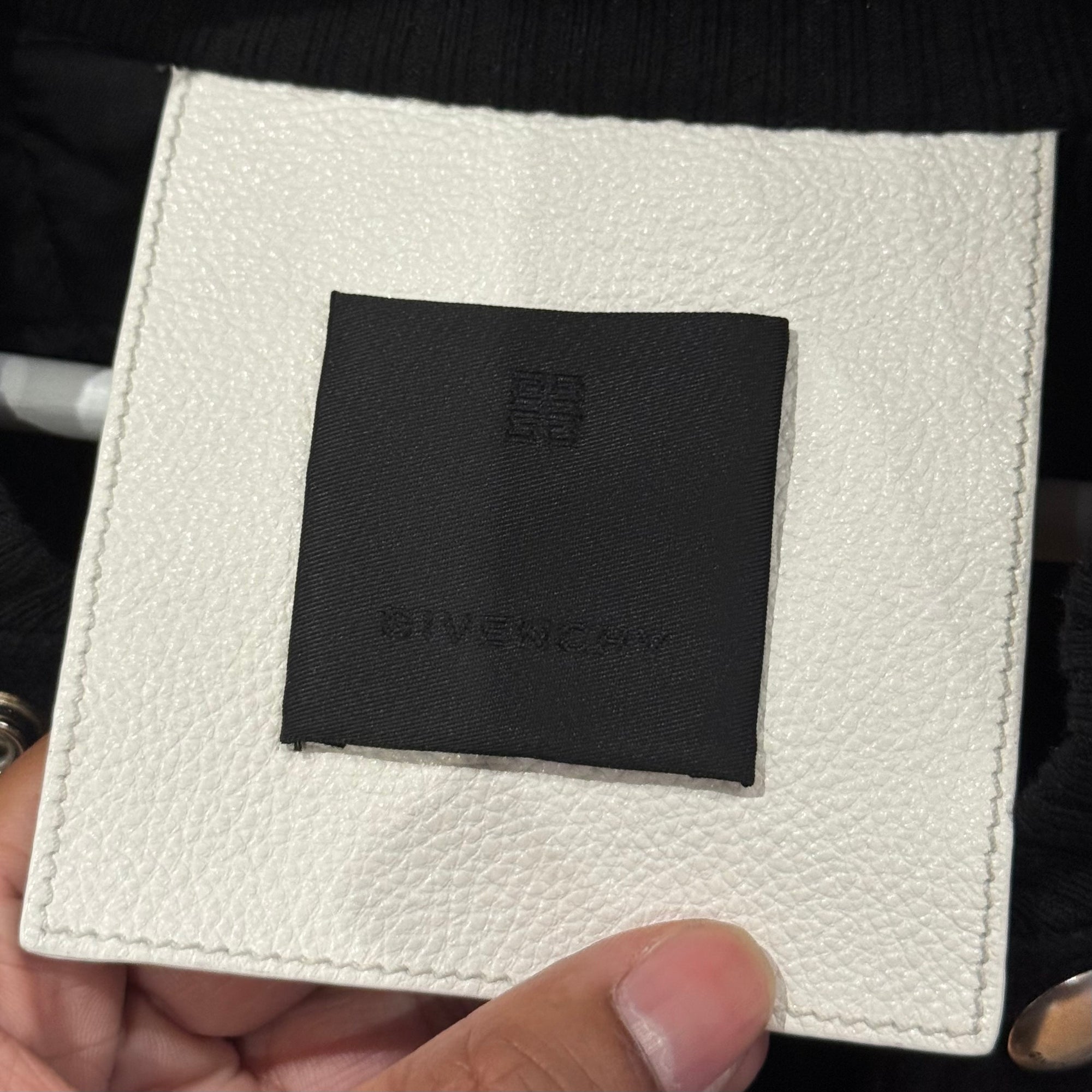 GIVENCHY WOOL VARSITY JACKET ‘BLACK/WHITE’