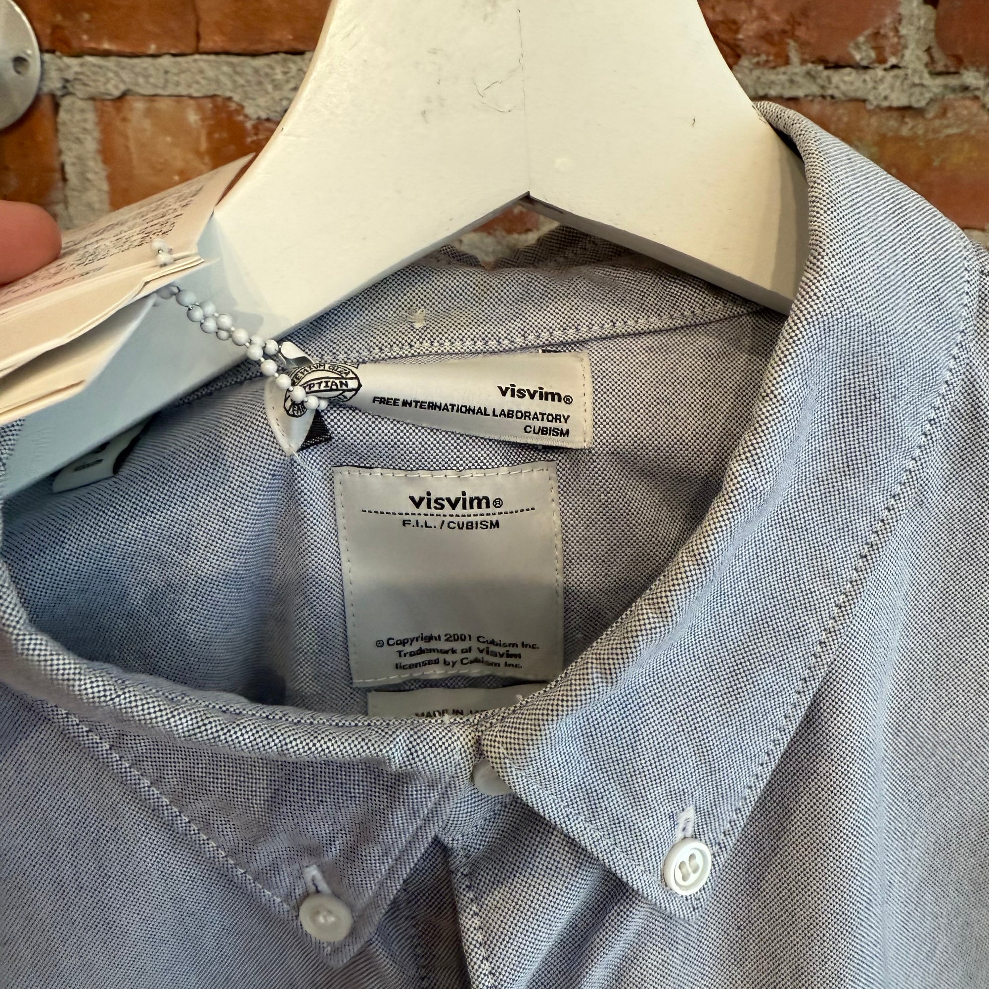 VISVIM GIZA OXFORD SHIRT ‘BLUE’