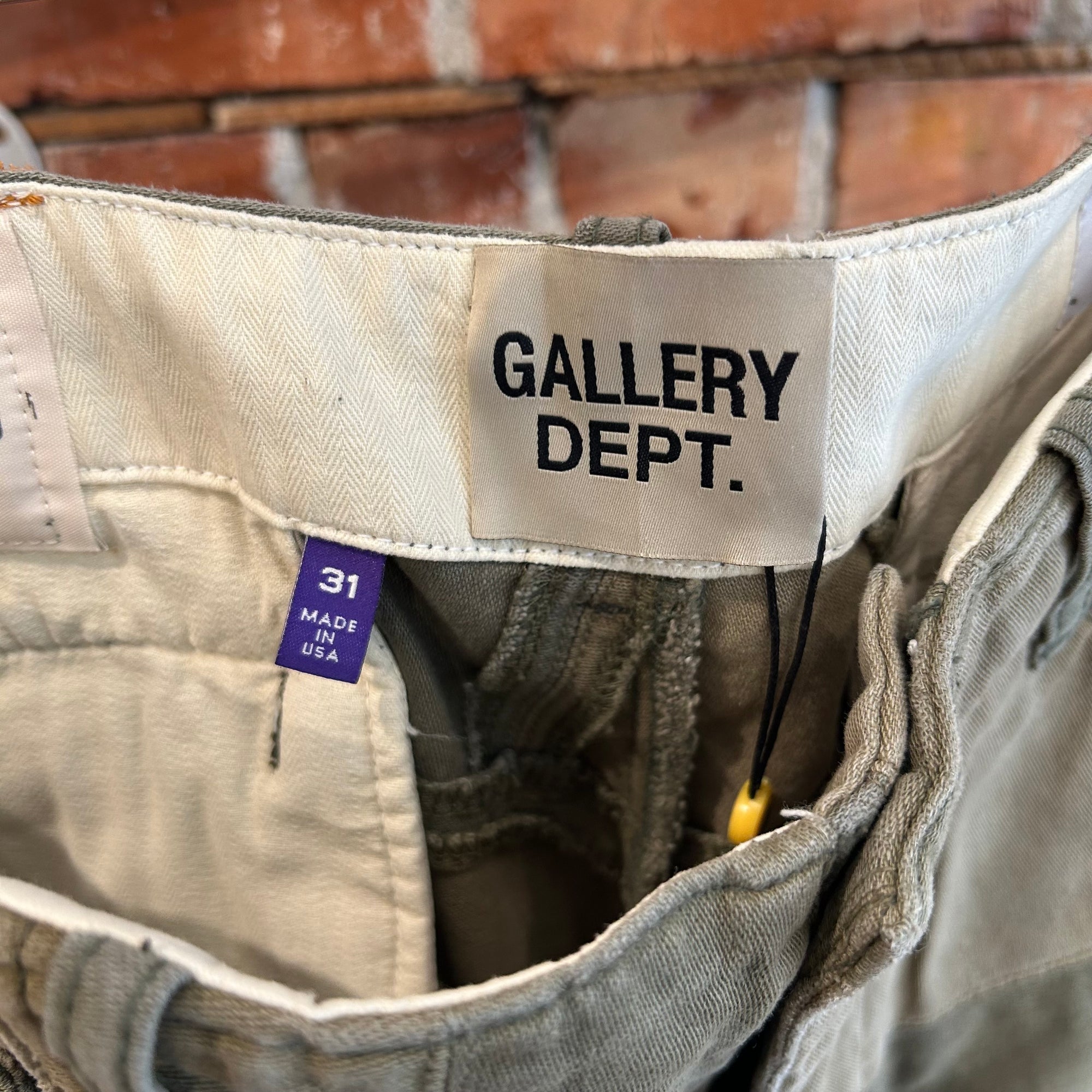 GALLERY DEPT. MARCUS PATCHWORK CARGO PANTS ‘OLIVE’