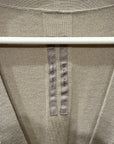 RICK OWENS SS23 EDFU WOOL CARDIGAN ‘PEARL’