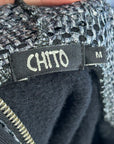 CHITO DOG MESH ZIP HOODIE ‘BLACK’