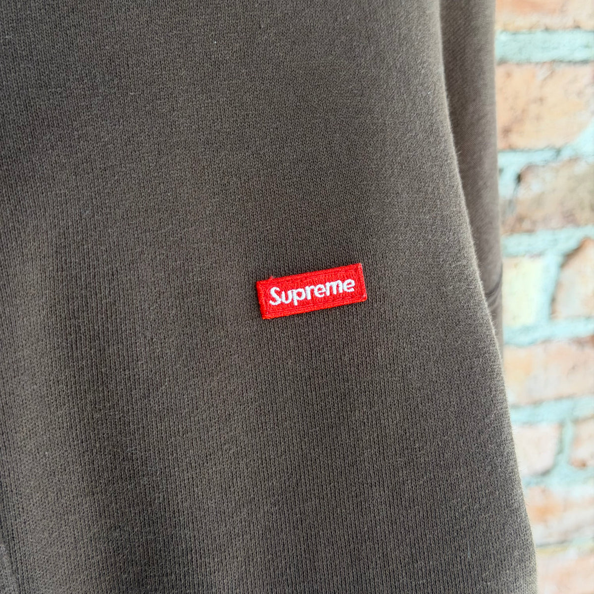 SUPREME FW25 MINI BOX LOGO ZIP HOODIE ‘BROWN’