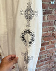 CHROME HEARTS VINTAGE MULTI MOTIF LONGSLEEVE ‘WHITE’