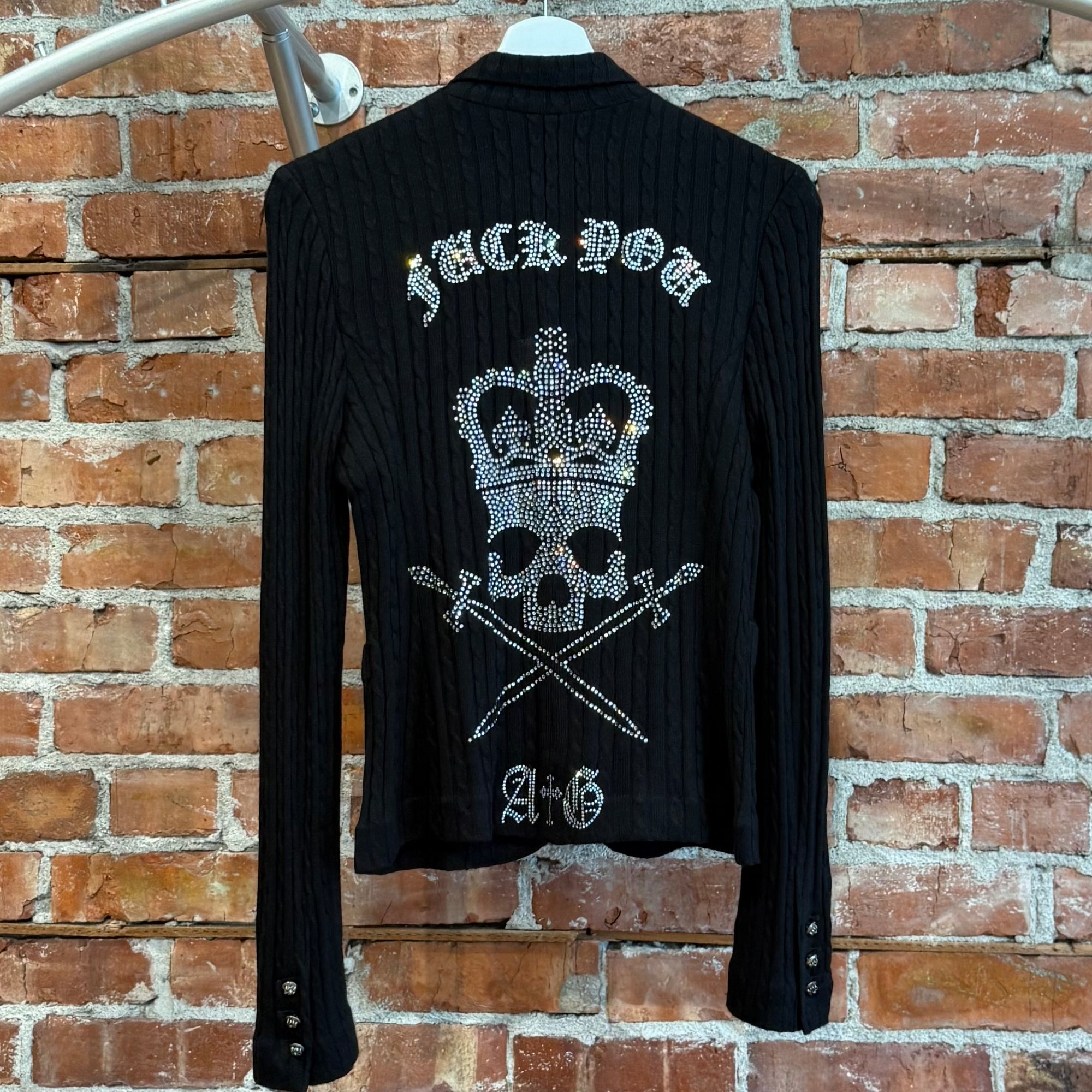 A&amp;G ROCK CARDIGAN ‘BLACK’