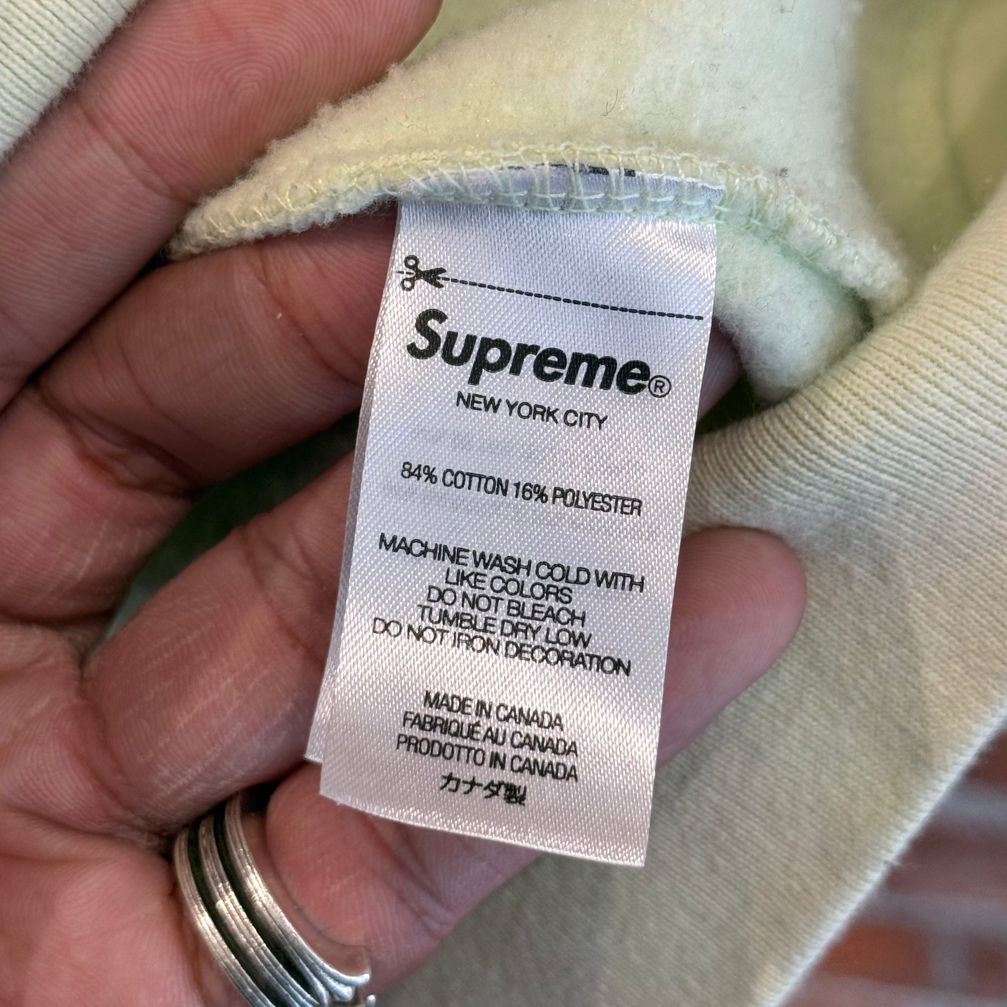SUPREME MINI BOX LOGO HOODIE ‘PISTACHIO’