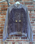 KAPITAL BLUES BEAR HOODIE ‘LAVENDER’
