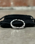 DEAL DESIGN RIPPLE RING ‘SILVER’